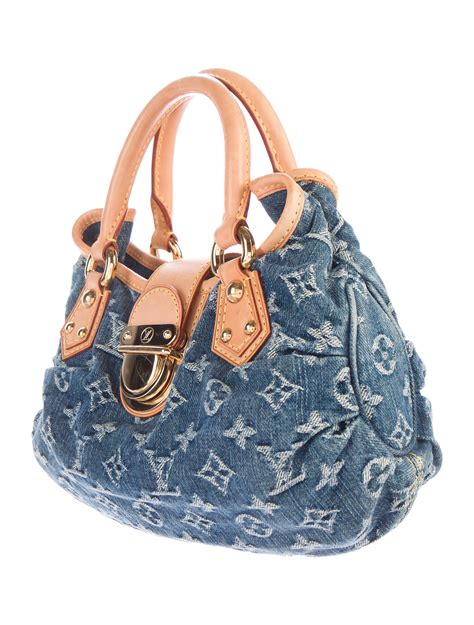 louis vuitton denim handbag collection|louis vuitton monogram denim handbags.